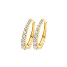 Blush Blush Creolen 14k geelgoud met zirkonia 7342YZI