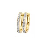 Blush Blush Creolen 14k geelgoud met zirkonia 7234BZI