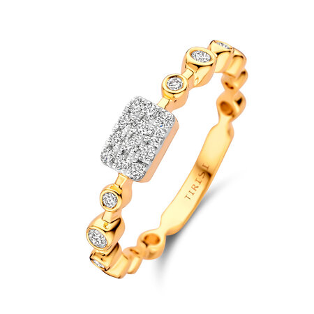 Tirisi TIRISI Ring Venice 18k Geelgoud met diamant TR9805D(2T)