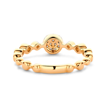 Tirisi TIRISI Ring Venice 18k Geelgoud met diamant TR9806D(2T)