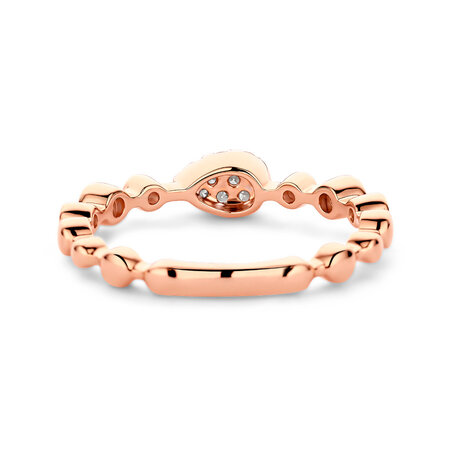Tirisi TIRISI Ring Venice 18k Roségoud met diamant TR9807D(2P)