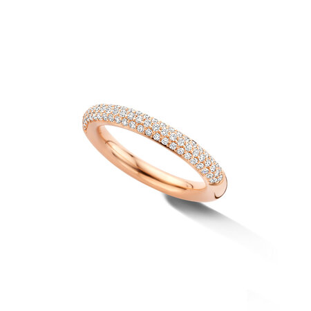 Bron BRON Ring Stax 18k Roségoud met Diamant 8RR4774BR