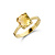 Jarrèl JARRÈL Ring Rimini Piccolo 14k Geelgoud met Citrien 4Y.7119.CIS