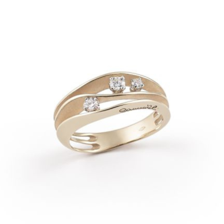 Annamaria Cammilli Annamaria Cammilli Ring Dune 18k Beige goud met diamant GAN2662N