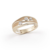 Cammilli Cammilli Ring Dune 18k Beige goud met diamant GAN2662N