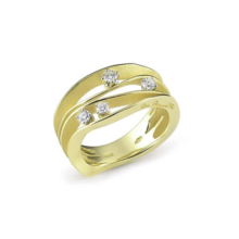 Annamaria Cammilli Annamaria Cammilli Ring Dune 18k Geelgoud met diamant GAN0778U
