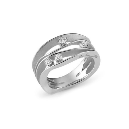 Cammilli Cammilli Ring Dune 18k Witgoud met diamant GAN0778W