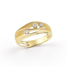 Cammilli Cammilli Ring Dune 18k Geelgoud met diamant GAN2662U