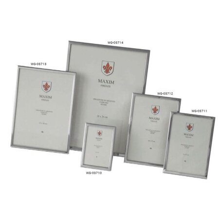 MAXIM Fotolijst Zilver 10x15cm smal strak - WG-03712