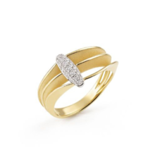 Cammilli Cammilli Ring Dune Chic Pavé 18k Geelgoud met diamant GAN3672PAVU
