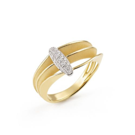 Cammilli Cammilli Ring Dune Chic Pavé 18k Geelgoud met diamant GAN3672PAVU
