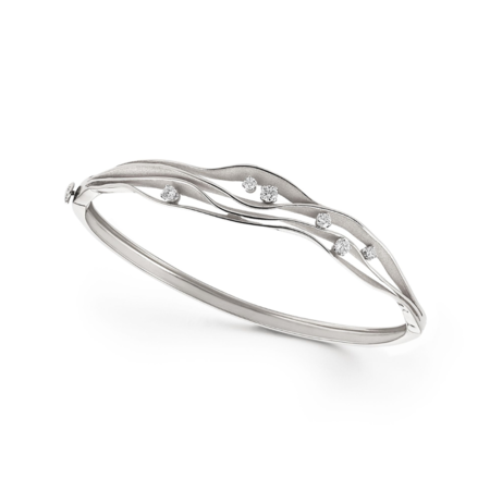 Cammilli Cammilli Armband Dune 18k Witgoud met diamant GBR2536W