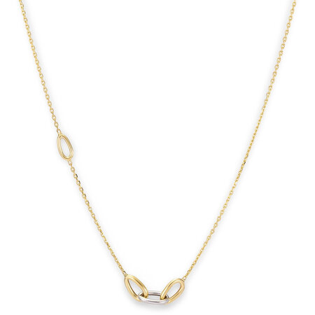 HuisCollectie HuisCollectie Collier 14k bicolor 609757