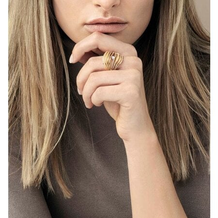 Cammilli Cammilli Ring Dune Velaa 18k Geelgoud met diamant GAN3151U