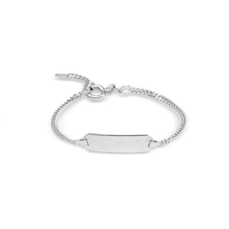 HuisCollectie HuisCollectie kinder graveerarmband 14k witgoud 17909