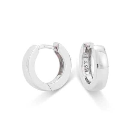 HuisCollectie HuisCollectie Creolen 14k witgoud 604310