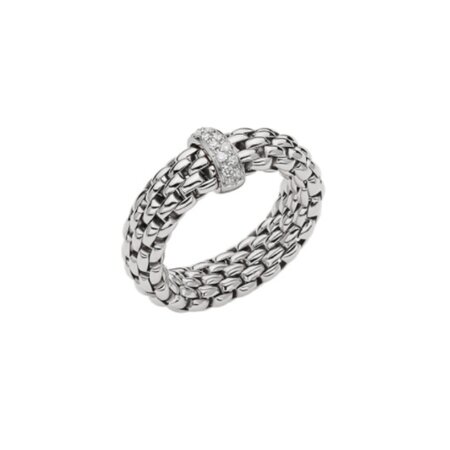 Fope FOPE Ring Flex-It Vendôme 18k Witgoud met diamant 55902AX_BB_B_XBX_00M