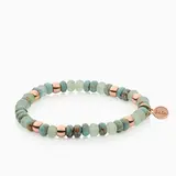 Bron BRON Armband Reflex 18k Roségoud met Mexican Turquoise, Jade 8AR3985MIX78