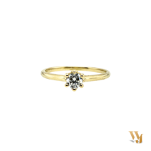 R&C R&C Ring Royale 14k geelgoud met diamant RIN2130-0.24PW