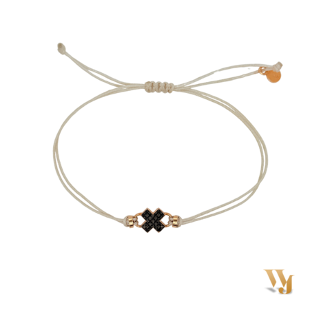 Bron BRON Armband Joy 18k Roségoud met zwarte Korund 8AR3981ZK-27