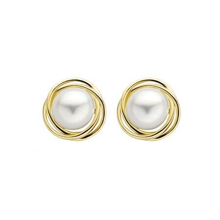 HuisCollectie HuisCollectie Oorstekers 14k geelgoud met parel 614943