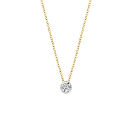 Blush Blush Diamonds Collier 14k bicolor met diamant 3600BDI