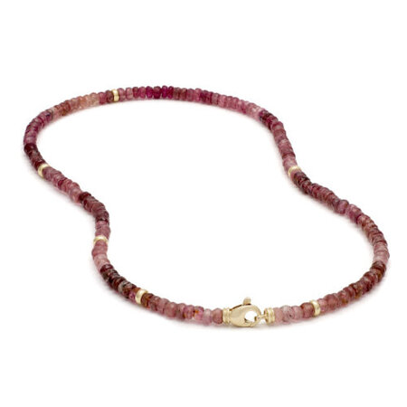 Mrs.Janssen Mrs. Janssen Collier 14k Geelgoud met Spinel 614980