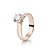 R&C R&C Ring Signature 18k Roségoud met diamant RIN6005-RG-1.02ct