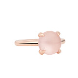Bron BRON Ring Catch 18k Roségoud met Rozekwarts 10mm 8RR4782RQC