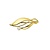 HuisCollectie HuisCollectie Broche 14k Geelgoud met Zoetwater parel