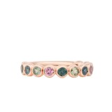 Bron BRON Ring Confetti 18k Roségoud met Saffier 8RR4872BRAVO