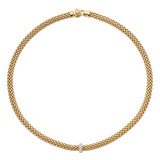 Fope FOPE Collier Vendôme 18k Geelgoud met diamant 56002CX_BB_G_XBX_048