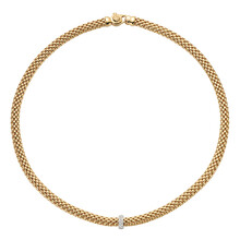 Fope FOPE Collier Vendôme 18k Geelgoud met diamant 56002CX_BB_G_XBX_048