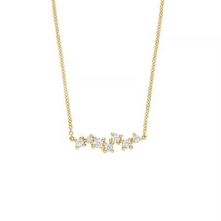 Blush Blush Collier 14k geelgoud met zirkonia 3191YZI