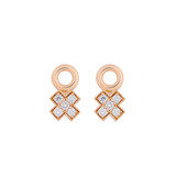 Bron BRON Creoolaanhangers Joy 18k Roségoud met diamant 8OR4816BR