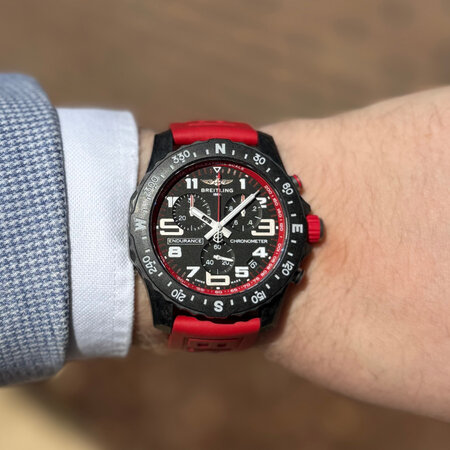 Breitling PRE-OWNED Breitling Endurance Pro Red 44mm X82310D91B1S1