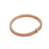 Fope FOPE Armband Flex-It Eka 18k Roségoud met diamant 75501BX_BB_R_XBX_00M