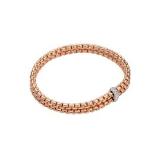 Fope FOPE Armband Flex-It Eka 18k Roségoud met diamant 75501BX_BB_R_XBX_00M
