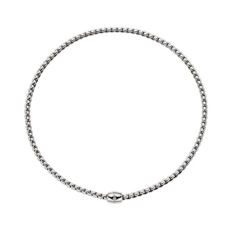 Fope FOPE Collier Eka 18k Witgoud met diamant 07F01CX_BB_B_XBX_042