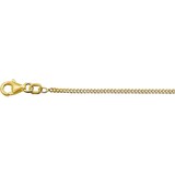 HuisCollectie HuisCollectie Collier 14k geelgoud Gourmette 1,2mm x 40cm 607218