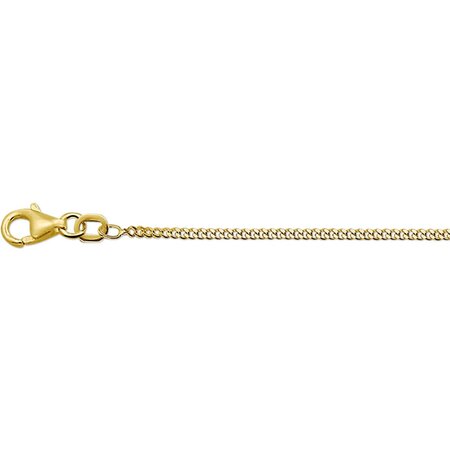 HuisCollectie HuisCollectie Collier 14k geelgoud Gourmette 1,2mm x 40cm 607218