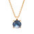 Bron BRON Catch Hanger 18k Geelgoud met London Blue Topaas 10mm 8HG3392TLB