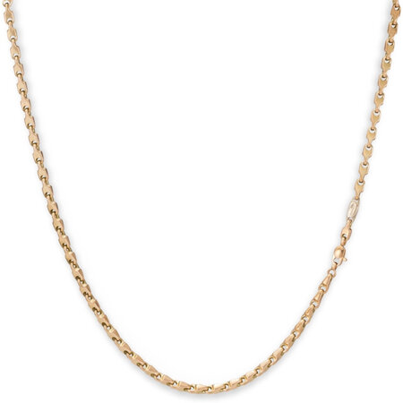 Monzario Monzario Links Collier 14k Roségoud 3.4mm 836-C