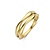 Mrs.Janssen Mrs.Janssen Waves Ring 14k geelgoud 615327