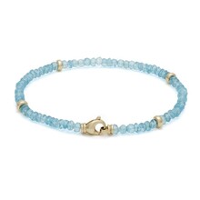 Mrs.Janssen Mrs. Janssen Armband 14k geelgoud met Bergkristal 615402