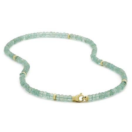 Mrs.Janssen Mrs. Janssen Collier 14k geelgoud met Apatiet 615400