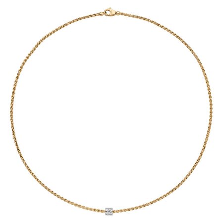 Fope FOPE Collier Aria 18k Geelgoud met diamant 89003CX_BB_G_XBX_045