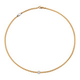 Fope FOPE Collier Eka 18k Geelgoud met diamant 73001CX_PB_G_XBX_050