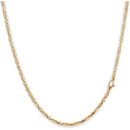 HuisCollectie Monzario Links Collier 14k Geelgoud 81C GEEL