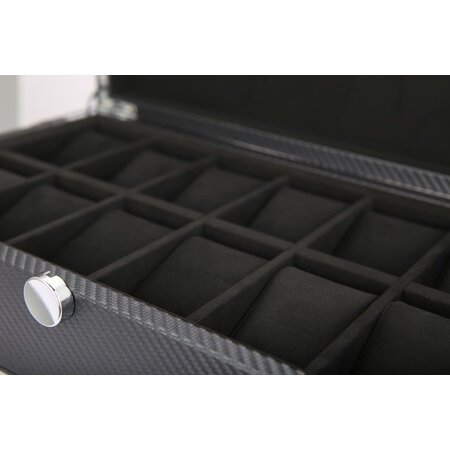 Benson Benson Black Series Carbon Fiber horloge box voor 12 horloges 615444